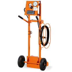 DILO mobile filling and weight scale cart DILO mobile filling and weight scale cart
