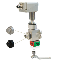 Lock Valve 3-1150-R... | Securely separate DILO "DensiControl IN"  density monitor from the gas compartment