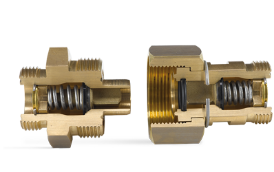 DILO self-sealing valves and couplings- open DILO self-sealing valves and couplings- open