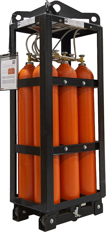DILO-C-600 Bottle Rack for SF6 Gas Cylinders DILO-C-600 Bottle Rack for SF6 Gas Cylinders